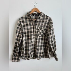 Zara Flannel Top